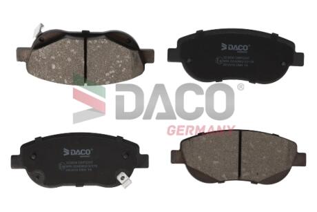 Колодки гальмівні дискові пер. DACO DACO Germany 323939