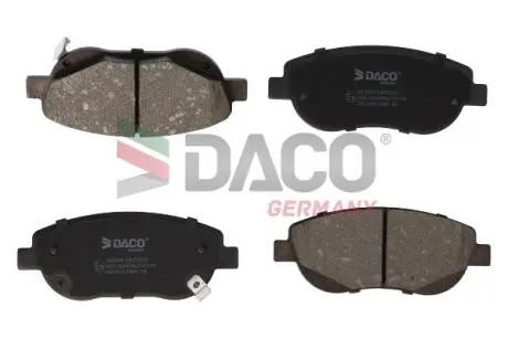 Колодки гальмівні дискові пер. DACO DACO Germany 323939