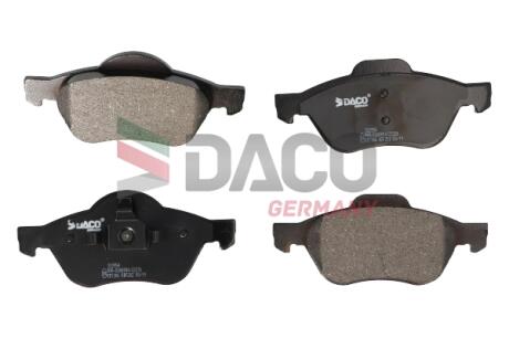 Колодки гальмівні дискові пер. DACO DACO Germany 323954