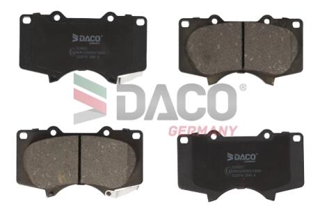 Колодки гальмівні дискові пер. DACO DACO Germany 324569
