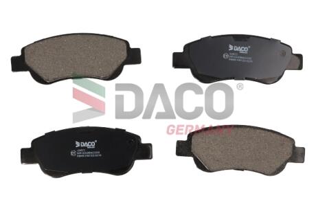 Колодки гальмівні дискові пер. DACO DACO Germany 324572