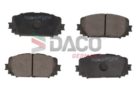 Колодки гальмівні дискові пер. DACO DACO Germany 324576
