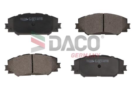 Колодки гальмівні дискові пер. DACO DACO Germany 324577