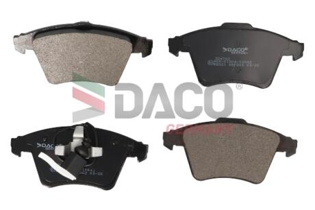 Колодки гальмівні дискові пер. DACO DACO Germany 324762