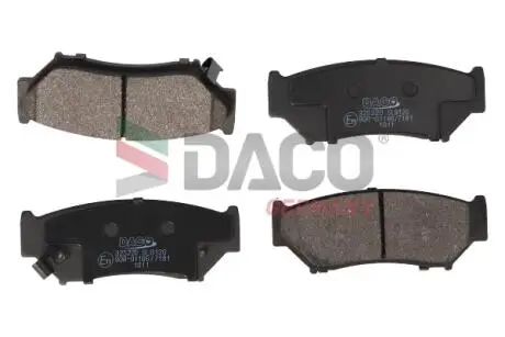 Колодки гальмівні дискові пер. DACO DACO Germany 325220