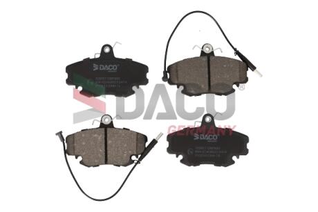 Колодки гальмівні дискові пер. DACO DACO Germany 329957
