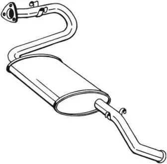 Глушник задній CITROEN Jumper 94-02 BOSAL 280-273