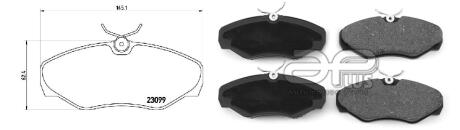 Колодки гальмiвнi APLUS 71132CAP