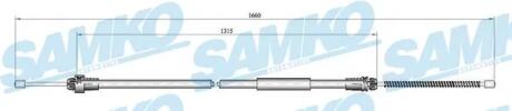 Трос зчеплення SAMKO C0611B