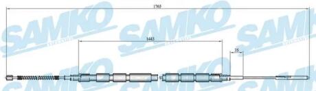 Трос зчеплення SAMKO C0657B