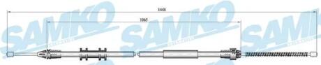 Трос зчеплення SAMKO C0702B
