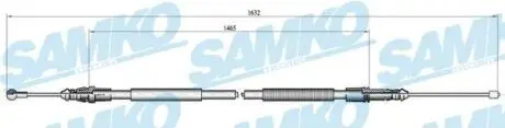 Трос зчеплення SAMKO C1040B