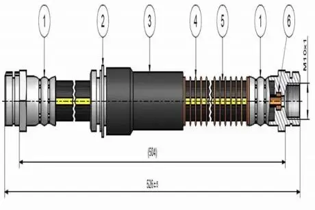 Шланг тормозной передний CAVO C900 617A
