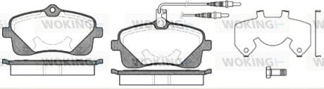 Колодки гальмівні Woking P10023.02