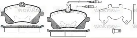 Колодки гальмівні Woking P10023.02