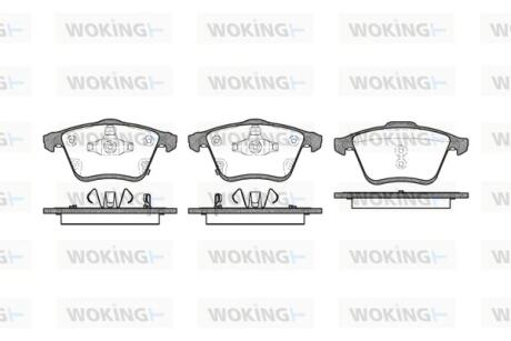 Колодки гальмівні Woking P10823.02