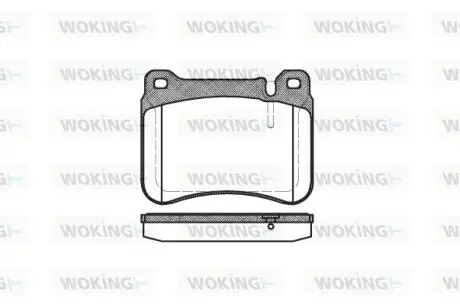 Колодки гальмівні Woking P10933.00