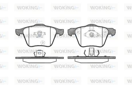 Колодки гальмівні Woking P11433.00