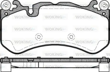 Колодки гальмівні Woking P12003.00