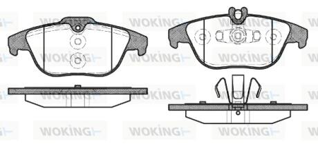 Колодки гальмівні Woking P12053.20