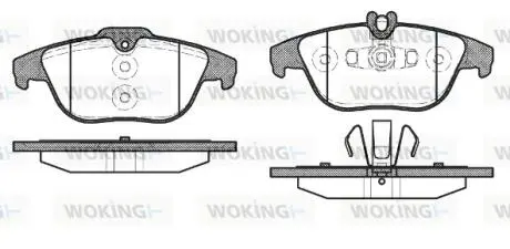 Колодки гальмівні Woking P12053.20