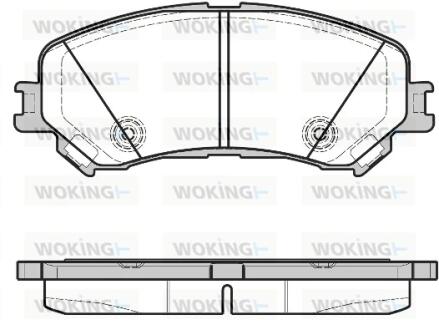 Колодки гальмівні Woking P12183.20