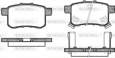 Колодки гальмівні Woking P12323.02