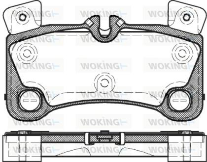 Колодки гальмівні Woking P12463.00