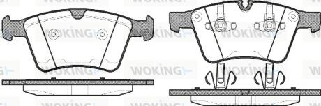 Колодки гальмівні Woking P12703.00