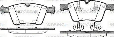 Колодки гальмівні Woking P12703.00