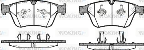 Колодки гальмівні Woking P12713.00