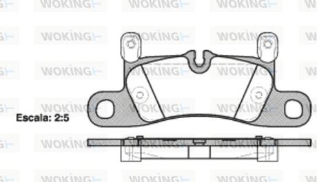 Колодки гальмівні Woking P12793.20