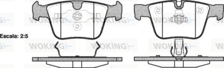 Колодки гальмівні Woking P13163.00