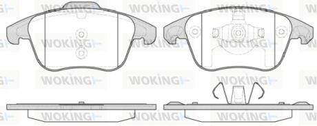 Колодки гальмівні Woking P13493.30