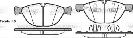Колодки гальмівні Woking P13983.00