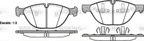Колодки гальмівні Woking P13983.00