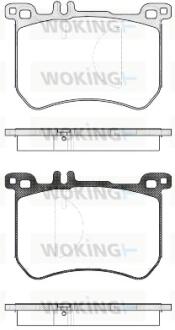Колодки гальмівні Woking P14333.00