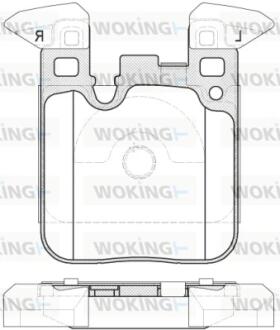 Колодки гальмівні Woking P14393.00