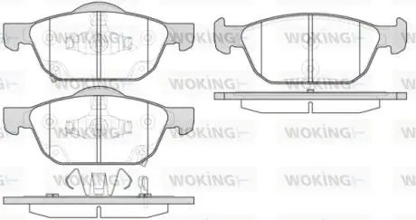 Колодки гальмівні Woking P14523.02
