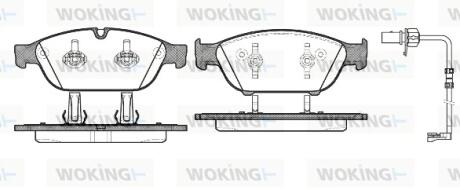 Колодки гальмівні Woking P15413.12