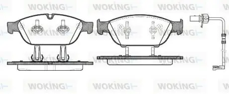 Колодки гальмівні Woking P15413.12