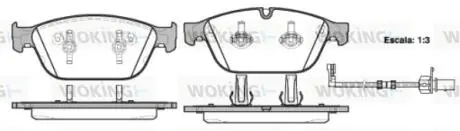 Колодки гальмівні Woking P15433.02