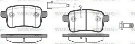 Колодки гальмівні Woking P15503.02