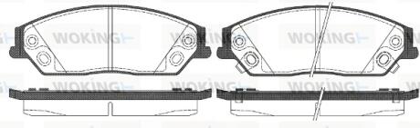 Колодки гальмівні Woking P15673.02