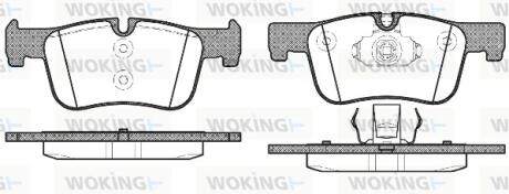 Колодки гальмівні Woking P15783.00