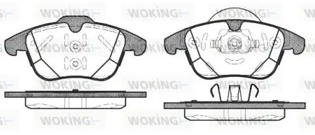 Колодки гальмівні Woking P15823.00