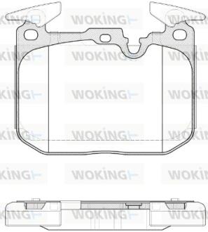 Колодки гальмівні Woking P15913.10