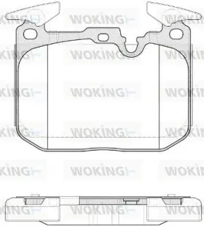 Колодки гальмівні Woking P15913.10