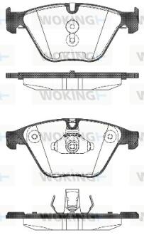 Колодки гальмівні Woking P15963.00