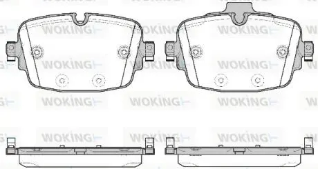 Колодки гальмівні Woking P16393.00